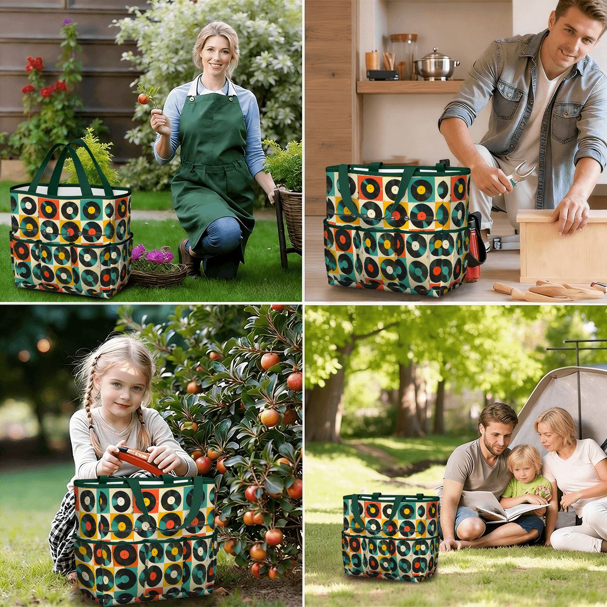 Retro Records, Groovy Mod Garden Tool Bag