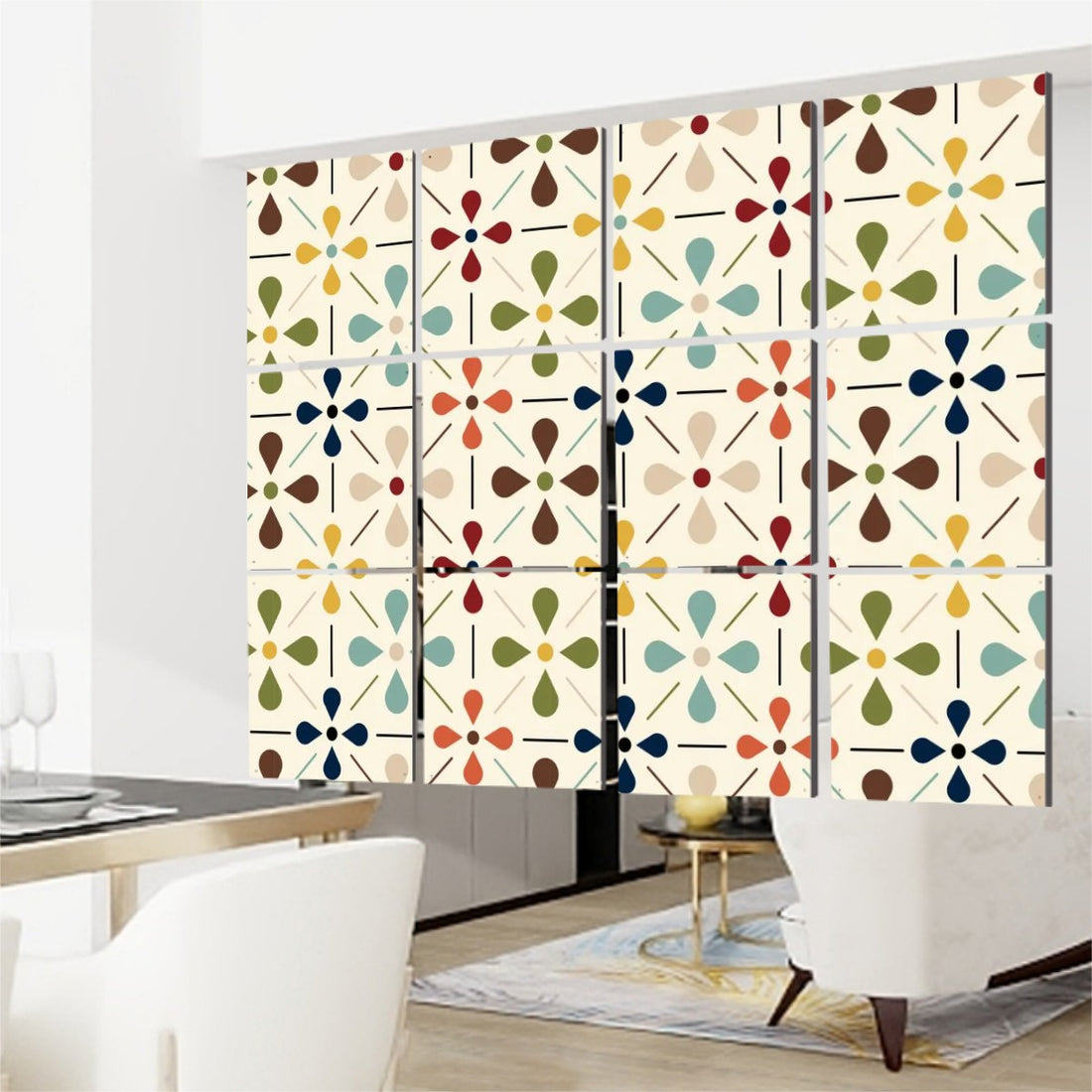 Modern Scandinavian Flower Hanging Room Divider