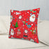 Mid Century Modern Christms Starburst Santa, Kitschy Holiday Gals, Plush Throw Pillow Covers - Mid Century Modern Gal
