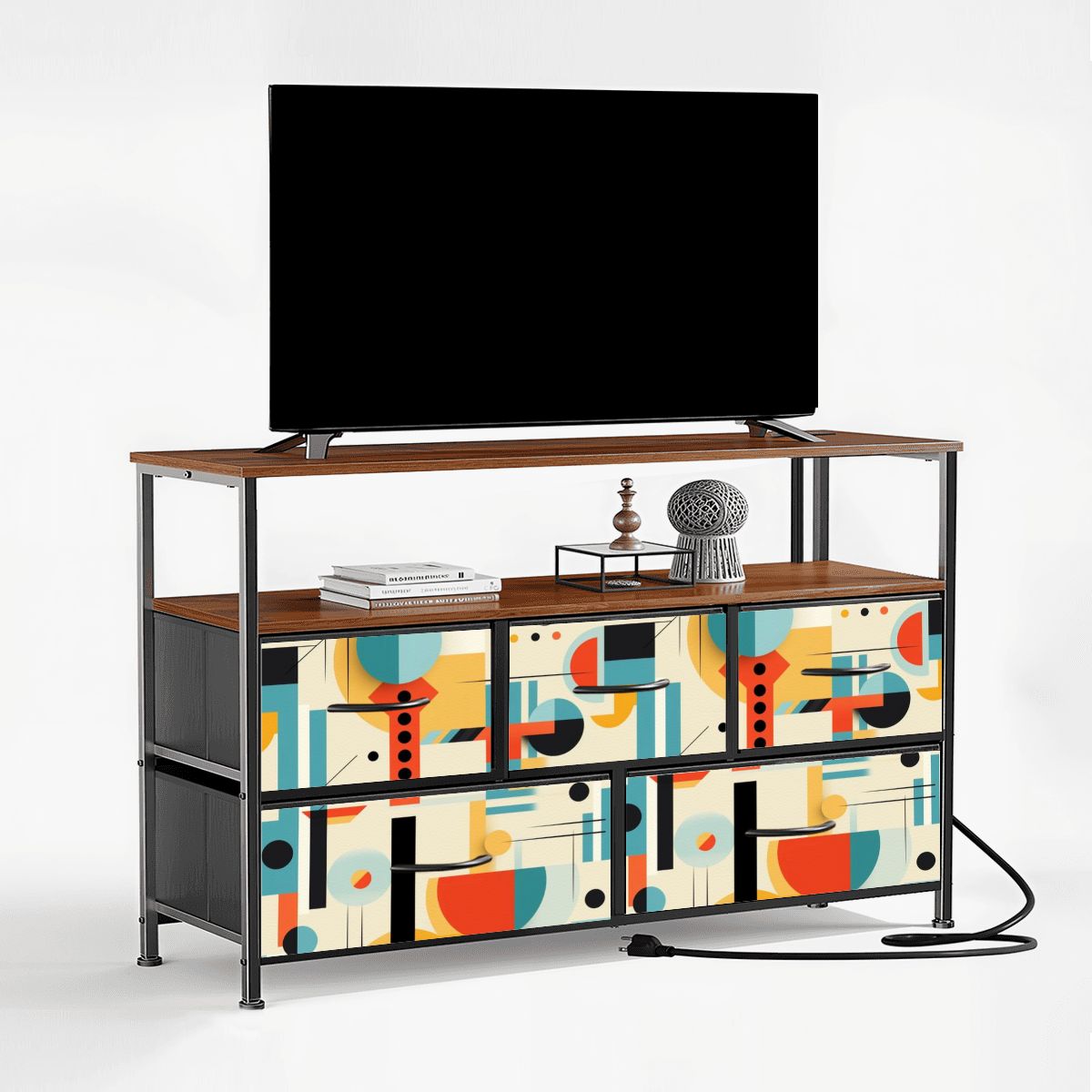 Mid Century Modern Bauhaus Designed TV Stand Media Console - Mid Century Modern Gal