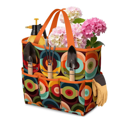 Retro Groovy Mod Space Orb Designed Mid Century Modern Garden Tool Bag - Mid Century Modern Gal