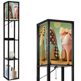 Shoe Lover Mid Mod Lampshade for Floor Lamp with Shelves - Mid Century Modern Gal