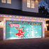 Holly Jolly Holiday 50s Kitschy Vintage Christmas Garage Door Banner Backdrop - Mid Century Modern Gal
