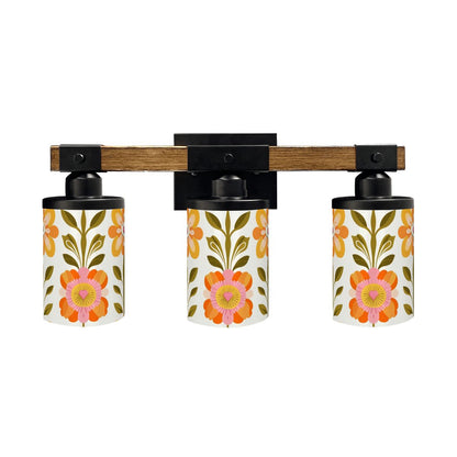 Mid Century Modern Scandinavian Floral Modern Danish Vanity Light Fixture - Mid Century Modern Gal