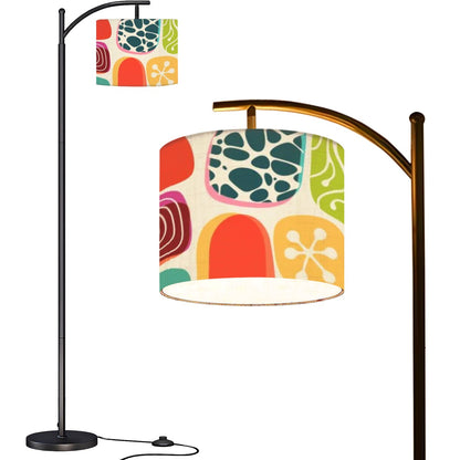 Mid Century Modern Floor Lamp, Amoeba Designed Kitschy Mod Lighting