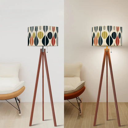 Retro Scandinavian Designed Mid Mod Tripod Floor Lamp - Mid Century Modern Gal