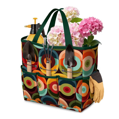 Retro Groovy Mod Space Orb Designed Mid Century Modern Garden Tool Bag - Mid Century Modern Gal