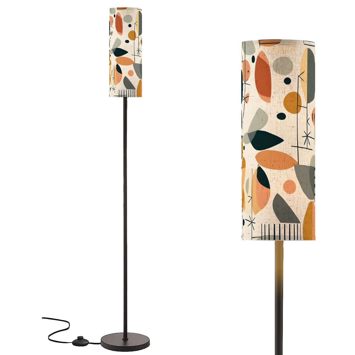 Modern Danish Abstract Scandinavian Designed Mid Century Modern Floor Lamp - Mid Century Modern Gal