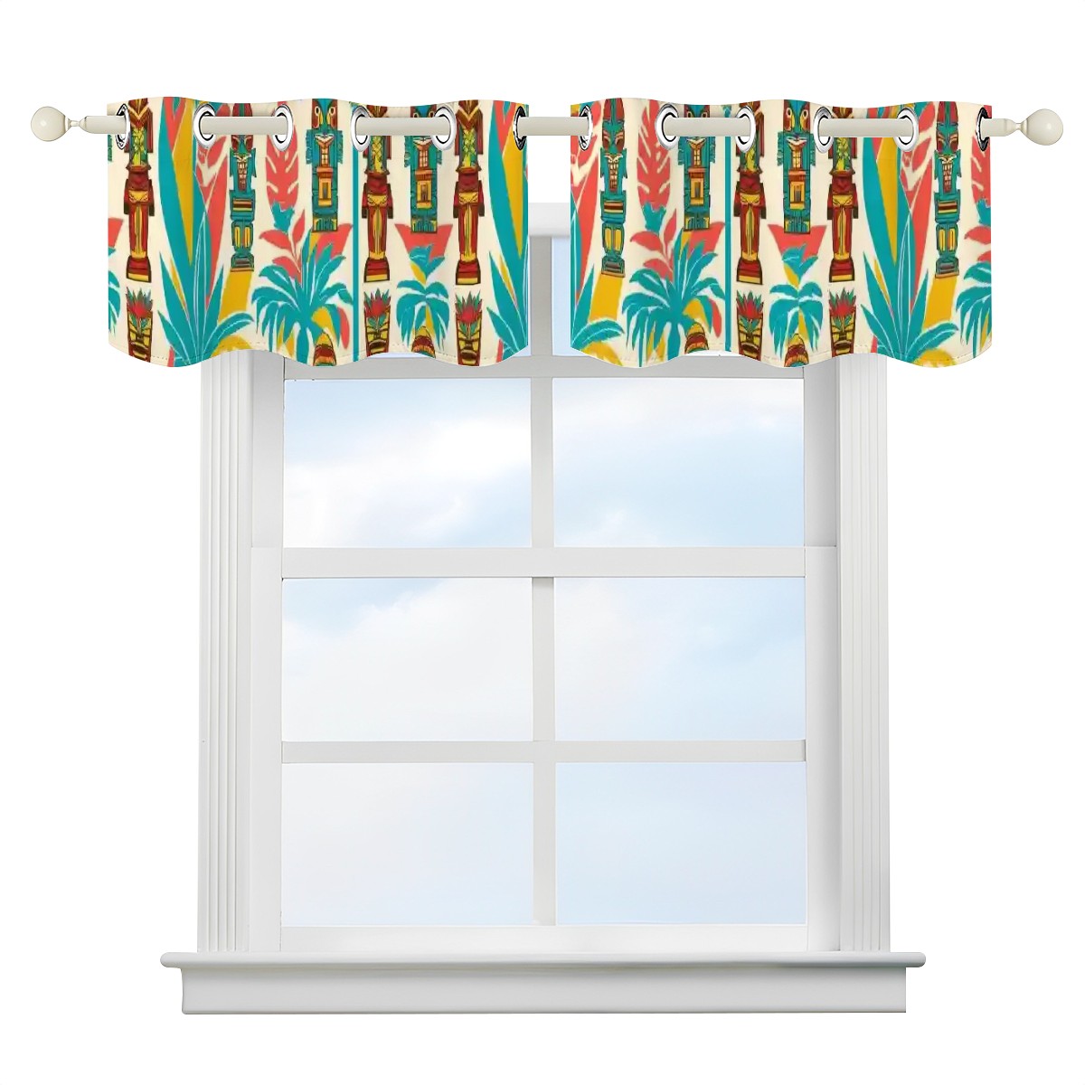 Time Time Palm Springs Kitschy Curtain Valances - Mid Century Modern Gal