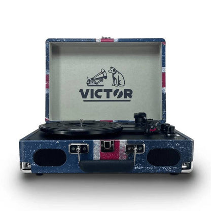 Wholesale Victor Metro Plus Portable Dual Bluetooth Suitcase Turntable