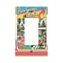 Palm Spring California Kitshy Flamingo Modern GFI Switch Cover - Mid Century Modern Gal