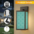 Mid Century Modern Breeze Block Aqua Blue, Mod Patio Wall Light - Mid Century Modern Gal