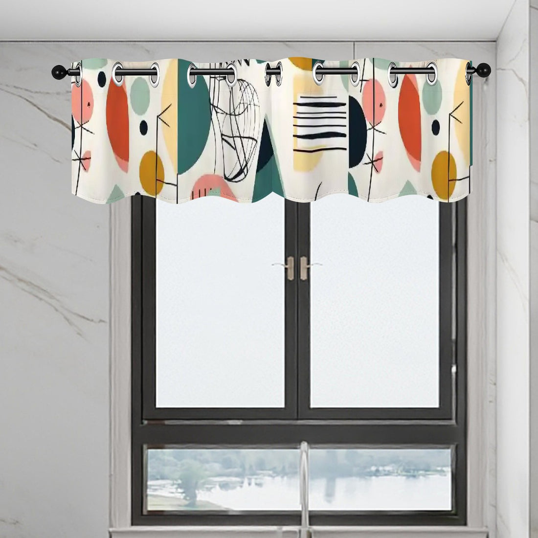 Valance Curtains - Mid Century Modern Gal
