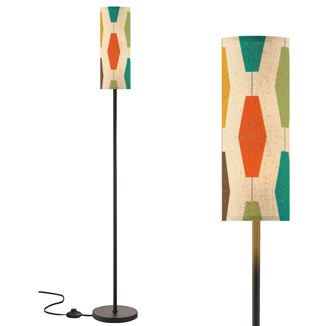 Mid Century Modern Groovy Lantern Lamp Design, Floor Lamp Modern Standing Lamp - Mid Century Modern Gal
