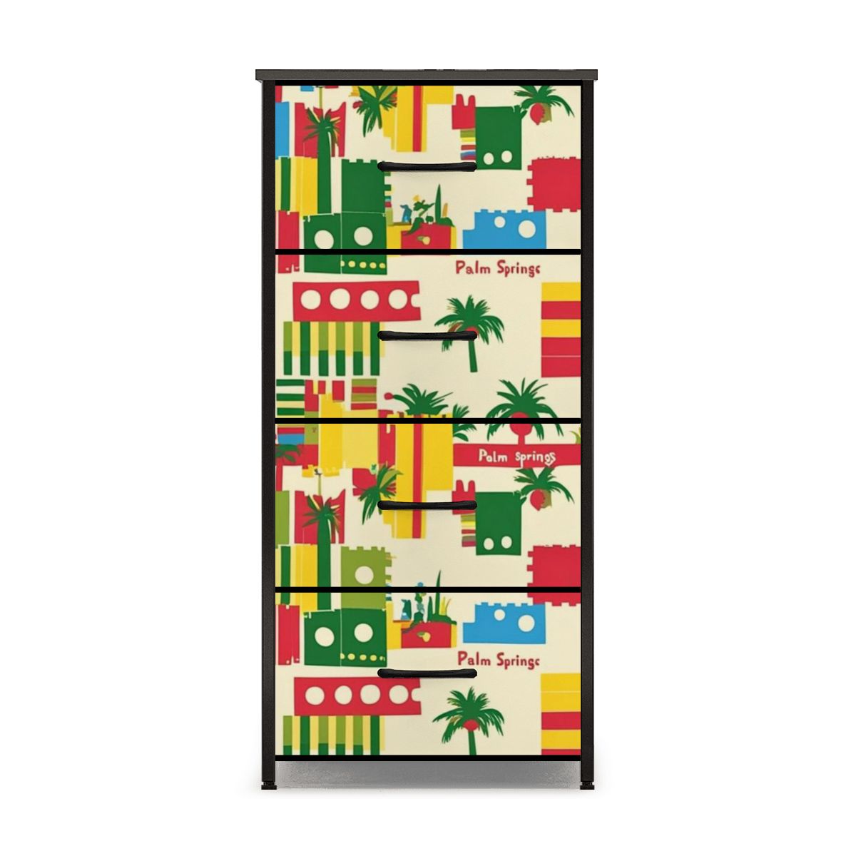Mid Century Modern Old Palm Springs California Retro Mod 4-Drawer Dresser - Mid Century Modern Gal