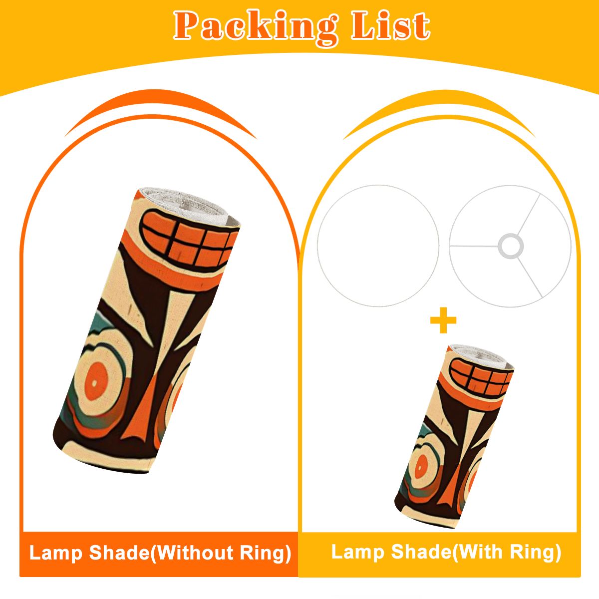 Modern Tiki Design Mid Century Modern Lamp SHADE ONLY - For Arc Floor Lamps Only - Mid Century Modern Gal