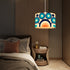 Retro Mid Mod Drumshade Hanging Mid Century Modern Light - Mid Century Modern Gal