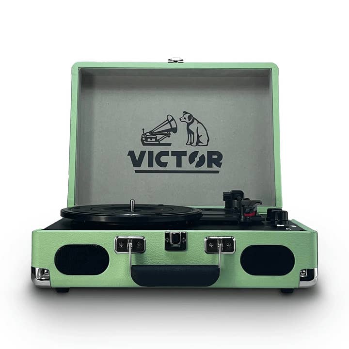 Wholesale Victor Metro Plus Portable Dual Bluetooth Suitcase Turntable