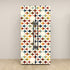 Mid Mod Scandinavian Geometric Modern Danish Self Adhesive Refrigerator Wrap Set - Mid Century Modern Gal