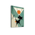 Atomic Cat Tini Time, Mid Century Modern Barware Wall Art - Mid Century Modern Gal