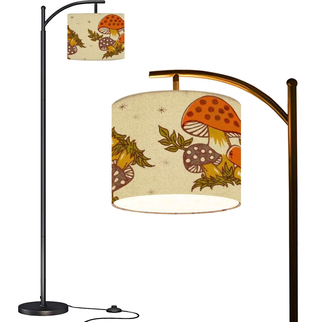 Merry Mushroom Retro Mod 70s Design Arc Floor Lamp - Mid Century Modern Gal