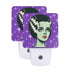 Bride of Frankenstein Retro Mid Mod Horror Buff Purple Halloween LED Night Light Set of 2 - Mid Century Modern Gal