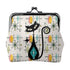 Atomic Cat Mid Century Modern Starburst Retro Coin Purse for Women - Mid Century Modern Gal
