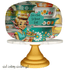 50s Kitschy Party Platter, Life Is Short, Eat Dessert First, Mid Century Modern Platter Kitchenware default