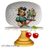 Kitschy Love, Friendship Mid Century Modern Cocktail, Party Platter, Adorned in 50s Theme Cherries Kitchenware default