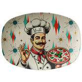 PIZZA PLATTER, ITALIAN CHEF& Mid Century Modern Gal