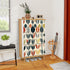 Mid Mod Scandinvian Floral Retro Modern Danish Shoe Cabinet - Mid Century Modern Gal