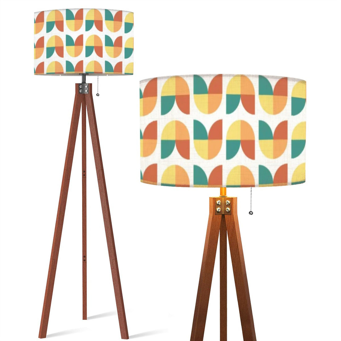 Scandinavian Flower Design, Mid Century Modern Tripod Floor Lamp - Mid Century Modern Gal