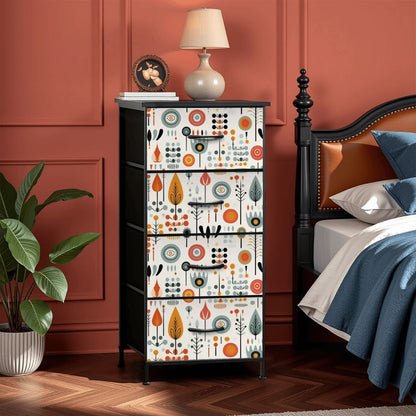 Mid Century Modern Scandinavian Designed 4-Drawer Dresser - Mid Century Modern Gal