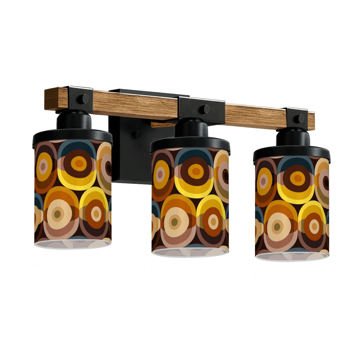 Mid Century Modern Retro Orbs Groovy Vanity Light Fixture - Mid Century Modern Gal