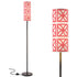 Mid Century Modern Breeze Block Coral Color Mod Slim Floor Lamp - Mid Century Modern Gal