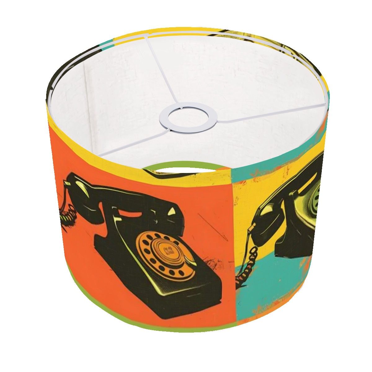 Mod 60s Retro Telephone Lamp Shade ONLY