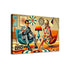 Retro 60s Mod Couple Mid Century Modern Wall Art, Cocktail Hour MCM Bar Art - Mid Century Modern Gal