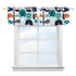 Scandinavian Modern orange Blue Modern Danish Curtain Valances - Mid Century Modern Gal