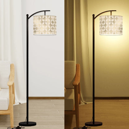 Art Deco Diamond Designed Elegant Modern Lamp SHADE ONLY - For Arc Floor Lamps Only - Mid Century Modern Gal