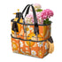 Flower Power Orange Groovy Mod Garden Tool Bag - Mid Century Modern Gal
