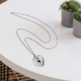 Atomic Cat Retro Sentimental Pet Ashes Necklace - Mid Century Modern Gal