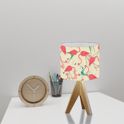 Flamingo Kitschy Mod Retro Tripod Table Lamp - Mid Century Modern Gal