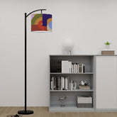 Mid Century Modern Retro Geometric Groovy Bauhaus Designed Arc Floor Lamp - Mid Century Modern Gal