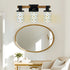 Franciscan Starburst Mid Mod White Teal Yellow MCM Vanity Light Fixture - Mid Century Modern Gal