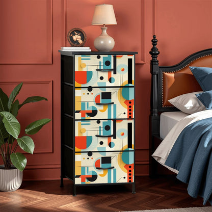 Mid Century Modern Bauhaus Designed 4-Drawer Dresser - Mid Century Modern Gal
