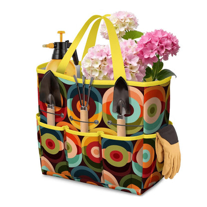 Retro Groovy Mod Space Orb Designed Mid Century Modern Garden Tool Bag - Mid Century Modern Gal