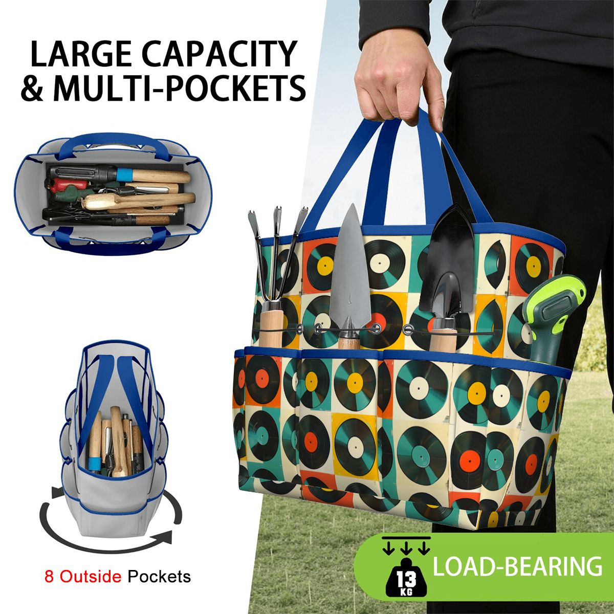 Retro Records, Groovy Mod Garden Tool Bag