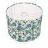 Chinoiserie Botanical Garden Birds, Blue, Green Asian Inspired Modern Lamp SHADE ONLY - For Arc Floor Lamps Only - Mid Century Modern Gal