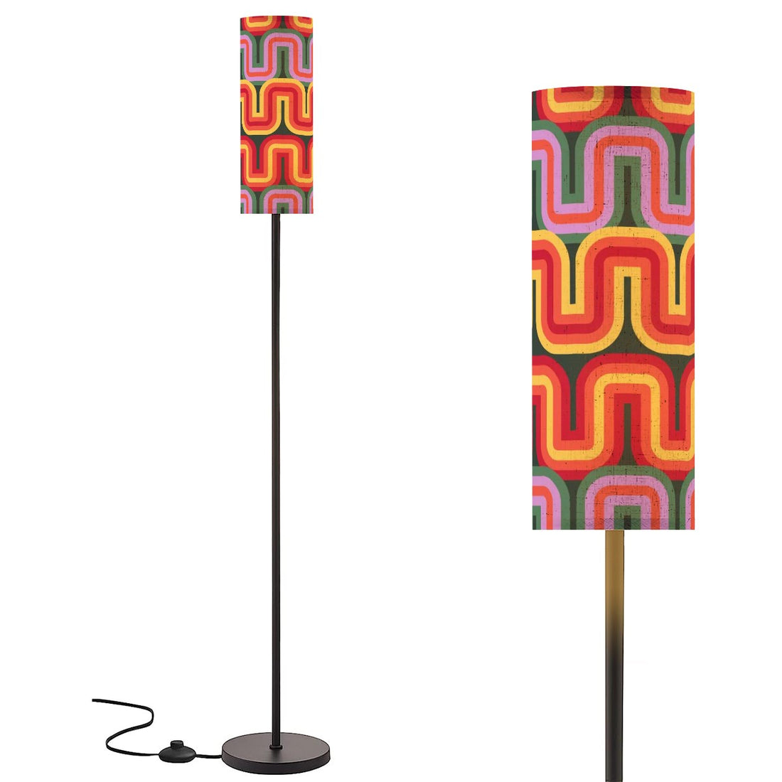 Mid Century Modern Groovy 60s Designed Floor Lamp - Mid Century Modern Gal