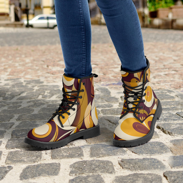 Hippie Retro Groovy Mod 70s Retro Style Trendy Boots